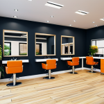 헤어디자이너 외국 고객 응대 팁 - Welcoming Foreign Clients**

"A bright and modern hair salon, fully clothed diverse clientele being ...